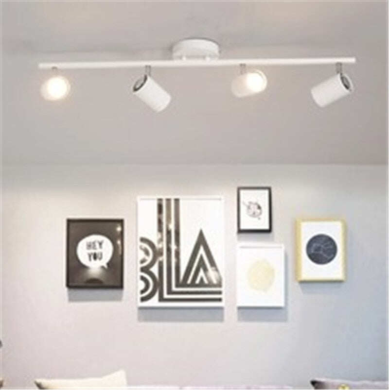 Black White Ceiling Lamp Lighting Angle adjustable Spotlights GU10 Spot Lights Bulb for Store Shop Showroom lighting New Arrival