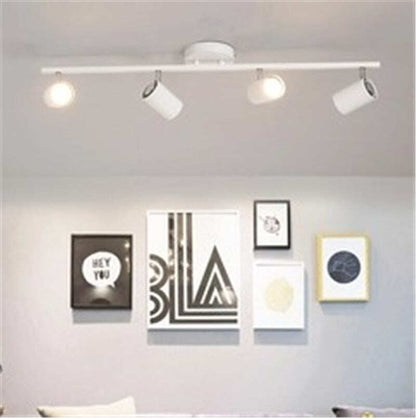 Black White Ceiling Lamp Lighting Angle adjustable Spotlights GU10 Spot Lights Bulb for Store Shop Showroom lighting New Arrival