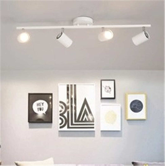 Black White Ceiling Lamp Lighting Angle adjustable Spotlights GU10 Spot Lights Bulb for Store Shop Showroom lighting New Arrival