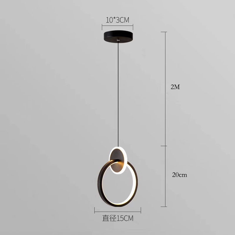 Modern Creative LED Pendant Lamps For Home Living Room Background Wall Hanging Chandelier Bedroom Bedside Lamp Dining Room Decor