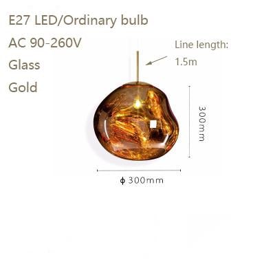 Modern Novelty Art Deco Glass Pendant Light LED E27 With 3 Colors For Living Room Bedroom Restaurant Kitchen Cafe Hotel Office