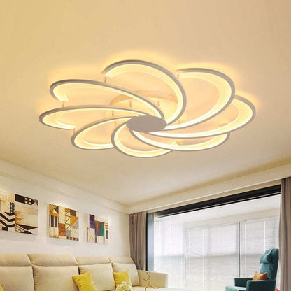 Modern LED White Ceiling Light With Remote Control For Living Room Home Lighting Kitchen Fixtures Bedroom Plafon Lamp Lustre