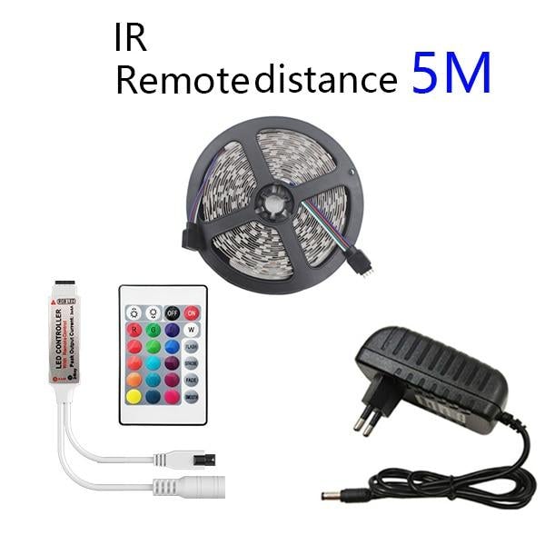 5050 SMD Bluetooth LED Strip Lights 30M 20M RGB LED LightFlexible Ribbon Waterproof Tape Diode DC 12V Bluetooth Control-1