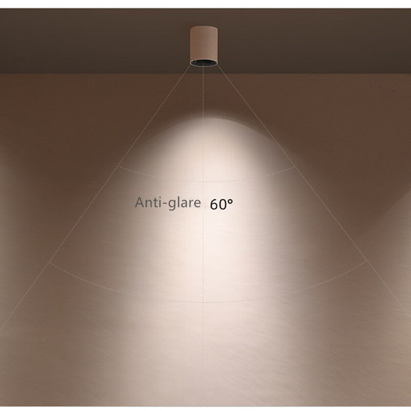 Modern minimalist dimmable honeycomb surface mounted anti-glare LED down light COB ceiling kitchen living room interior lighting