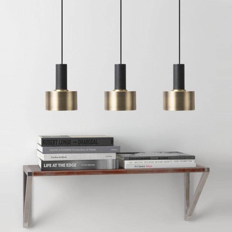 Nordic Simple Bar Hanging Lamp Colored Pendant Light Restaurant, Bedroom, Bedside Lights, Modern Art And Creative Lighting