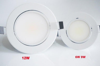 6w 9w 12w HKOSM Led Downlight White Body dimmable spot cob Lighting Fixtures Recessed Down Lights Indoor Light