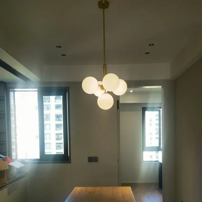 Modern Luxury Led Glass Chandelier Simple Chandelier Home Indoor Lighting Decor Lamps Fixtures