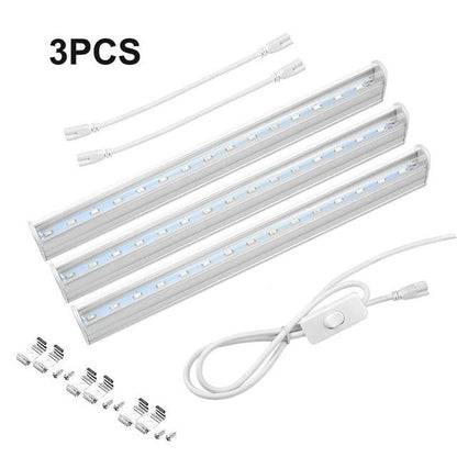 Full Spectrum Led Grow Light T5 Tube EU US Plug LED Phyto Lamps Grow LED Lamp Bar Light Hydroponic Plant Growth Light