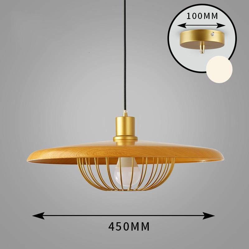 Simple Nordic Single Head Chandelier Personalized Bar Restaurant Bedroom Lamp Coffee Shop Hat Shadow Chandelier
