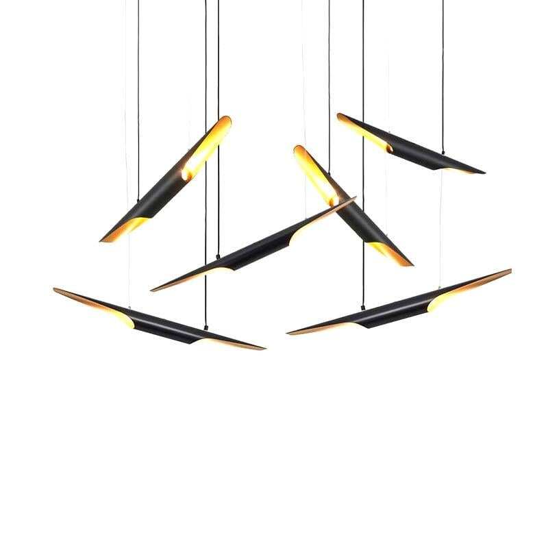 Modern Pendant Lights For Dining Living Room Fixtures Restaurant Bar Home Bedroom Hanging Lamp Black Lighting Lustre