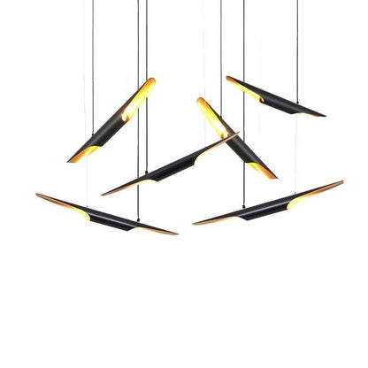 Modern Pendant Lights For Dining Living Room Fixtures Restaurant Bar Home Bedroom Hanging Lamp Black Lighting Lustre