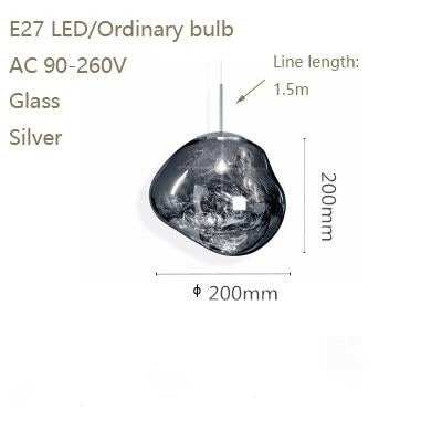 Modern Novelty Art Deco Glass Pendant Light LED E27 With 3 Colors For Living Room Bedroom Restaurant Kitchen Cafe Hotel Office