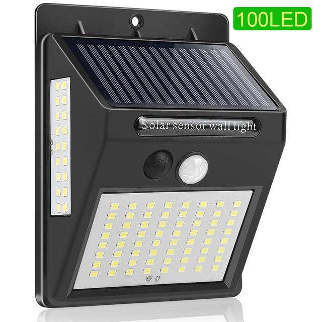 144 LED Solar Light Outdoor Solar Lamp PIR Motion Sensor Waterproof Solar Focus Sunlight For Garden Decoration Street Lantern