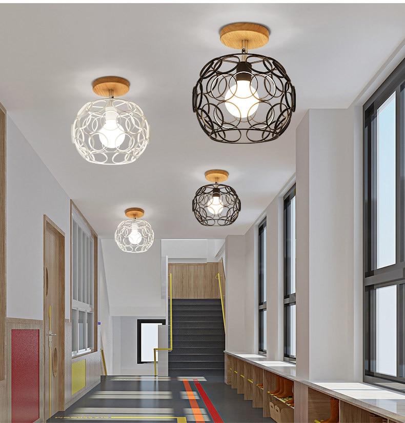 E27 Iron 5W Iron Ceiling Lamp Shade Pendant Light Covers and Shades Triangle Metal Ceiling Lampshades(Not includ bulb)