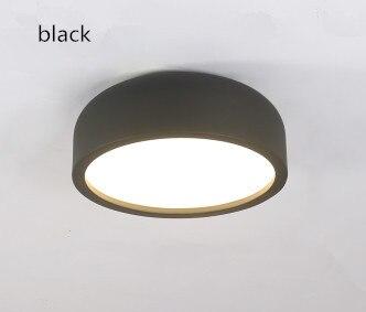 LED E27 Round Modern Ceiling Lamp Fixture Nordic Home Office Living Room Bedroom Aluminium Ceiling Lighting