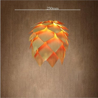 Modern Pendant Lights Pinecone Kitchen Lamp LED Loft Lighting Vintage Wood Lamp