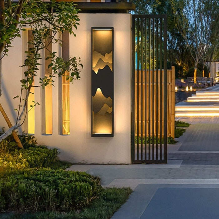 Solar LED Outdoor Light Waterproof Garden Decoration Lamps for Balcony Courtyard Street Wall Lighting Outdoor Luminaires