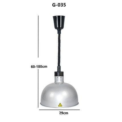 Restaurant Food Insulation Lamp Heating Lamp Commercial Chandelier Single-head Food Insulation Heating Lamp Barbecue Lamp