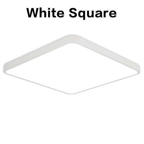 Ultra-Thin 5CM LED Modern Simple Ceiling Light Round Square Lamp For Living Room