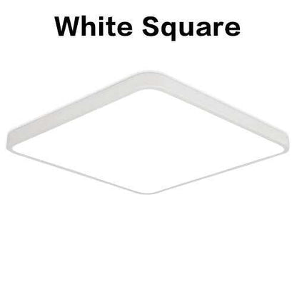Ultra-Thin 5CM LED Modern Simple Ceiling Light Round Square Lamp For Living Room