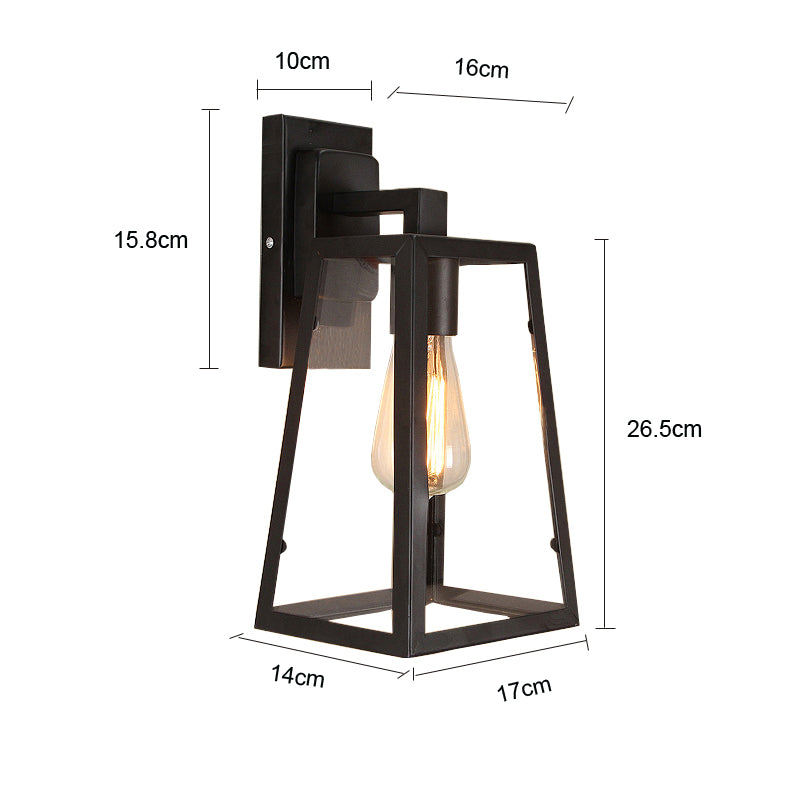 Retro Loft Outdoor Lamp Industrial Vintage Garden Light Restaurant Porch Cafe Lamp Bedside Wall
