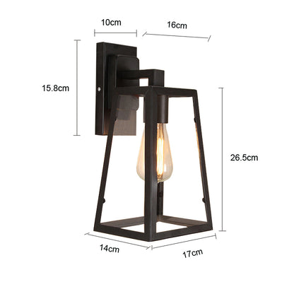 Retro Loft Outdoor Lamp Industrial Vintage Garden Light Restaurant Porch Cafe Lamp Bedside Wall