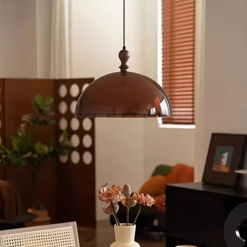 Vintage Pendant Lamp Double layer acrylic lampshade pendant light Dining Room Bar Bedroom bar counter orange mooding lamp