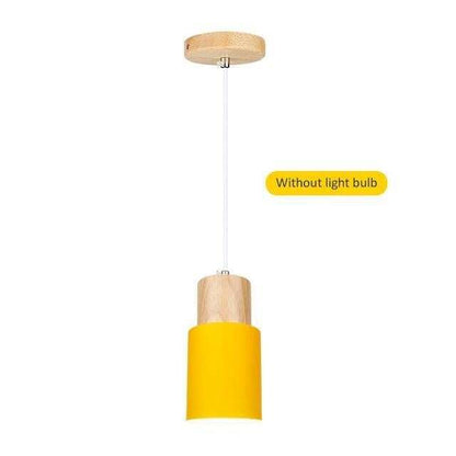 Modern Pendant Lights Nordic Wood Light Loft Pendant Lamps E27 for Dinning Room Home Decoration Restaurant Lamp Hotel
