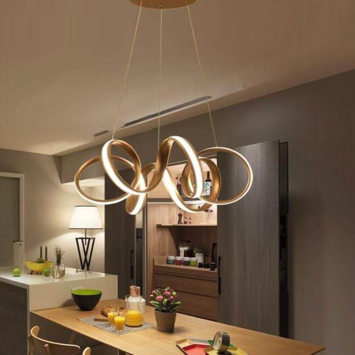Modern LED Pendant Light For Living Room Dining Room Kitchen Hanging Lamp Aluminum Alloy Led Pendant Lamp Hang Lamp