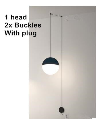 G9 Modern Creative Hanging Lamp Bedroom Living Meeting Room Industrial Pendant Lamp Corridor Decor lighting Minimalist Luminaire