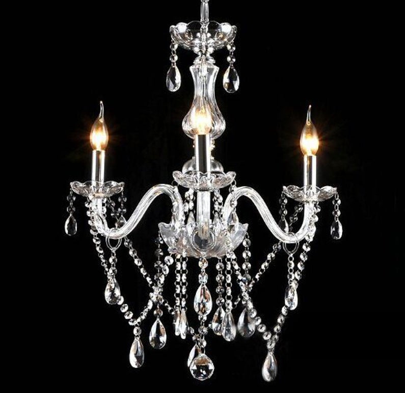 Bedroom Living Room Lamp Hotel European-style Crystal Lamp Restaurant Chandelier Creative Lamps