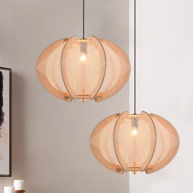 ZK50 retro creative dining room cotton rope chandelier bedroom dining room ceiling lamp decorative lighting fixture E27