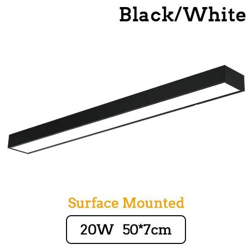 LED Strip Light Splicing Office Chandelier Indoor Surface Mounted Conference Room Exhibition Hall Workbench Hanging Line Light