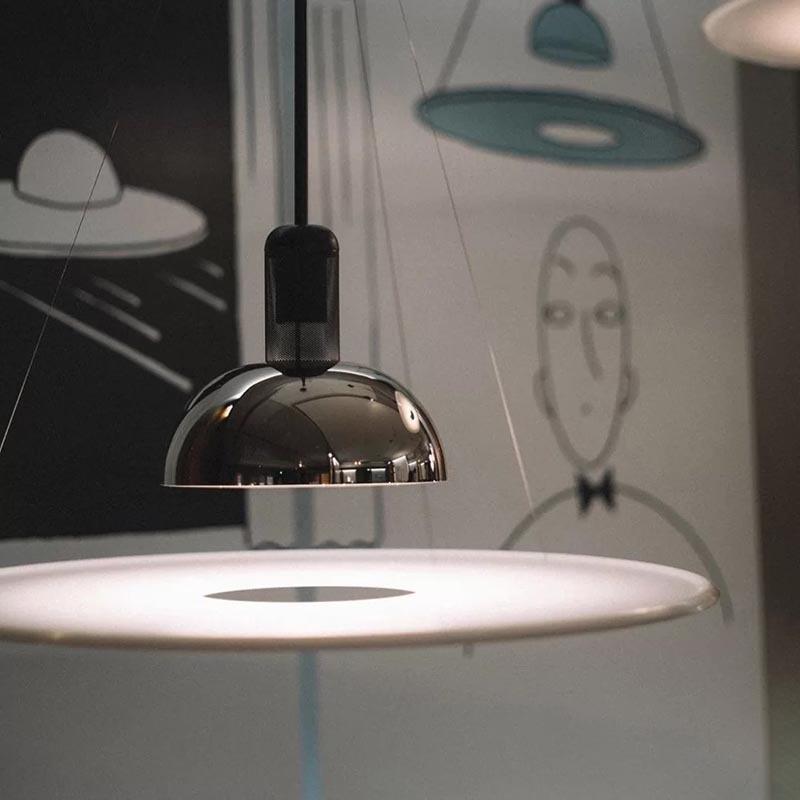 Creative Minimalist Restaurant Flying Saucer Chandeliers