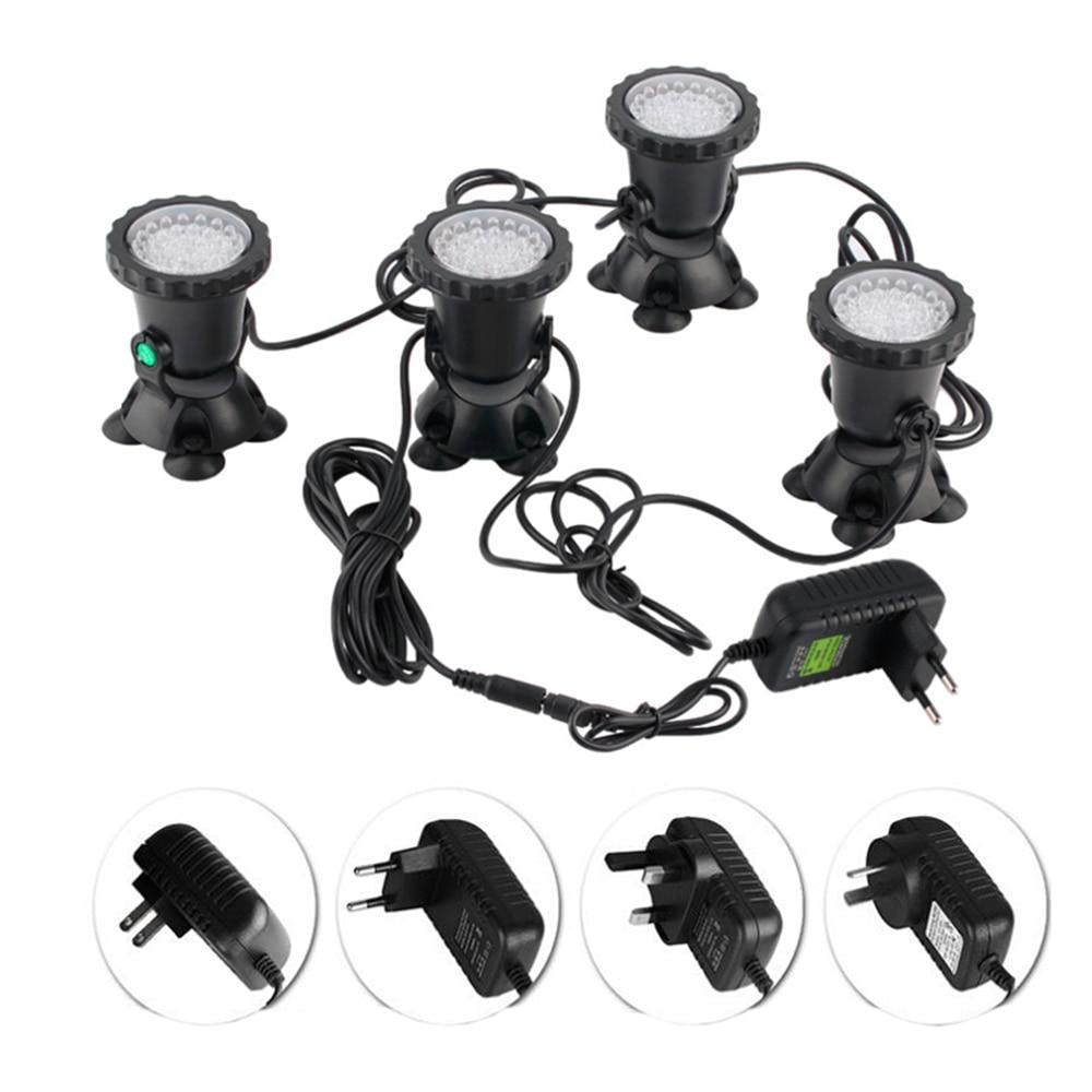 Waterproof LED Underwater Lights Lamp RGB Underwater Spot Light for Swimming Pool Fountains Pond Water Garden Aquarium Light