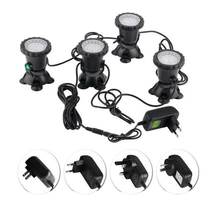 Waterproof LED Underwater Lights Lamp RGB Underwater Spot Light for Swimming Pool Fountains Pond Water Garden Aquarium Light
