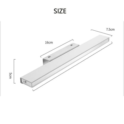 LED Mirror Light 42-52cm PIR Motion Sensor Waterproof Modern Cosmetic Acrylic Wall Lamp For Bathroom Light sconce lamp ZJQ0005