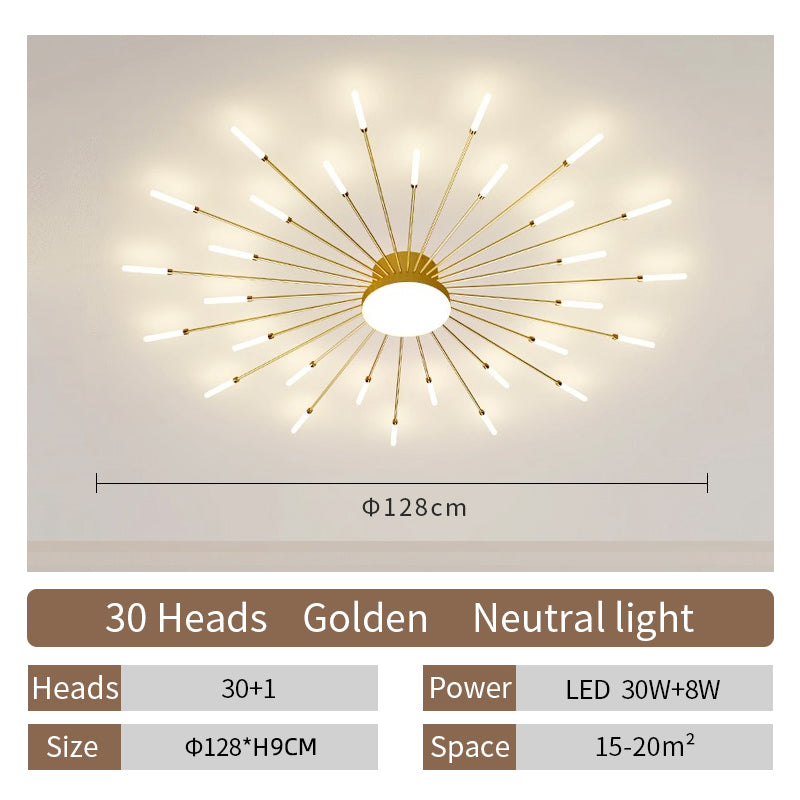 Creative LED Ceiling Lamp Modern Living Room Lights Nordic Lustre Indoor Chandelier Fixtures Lamps