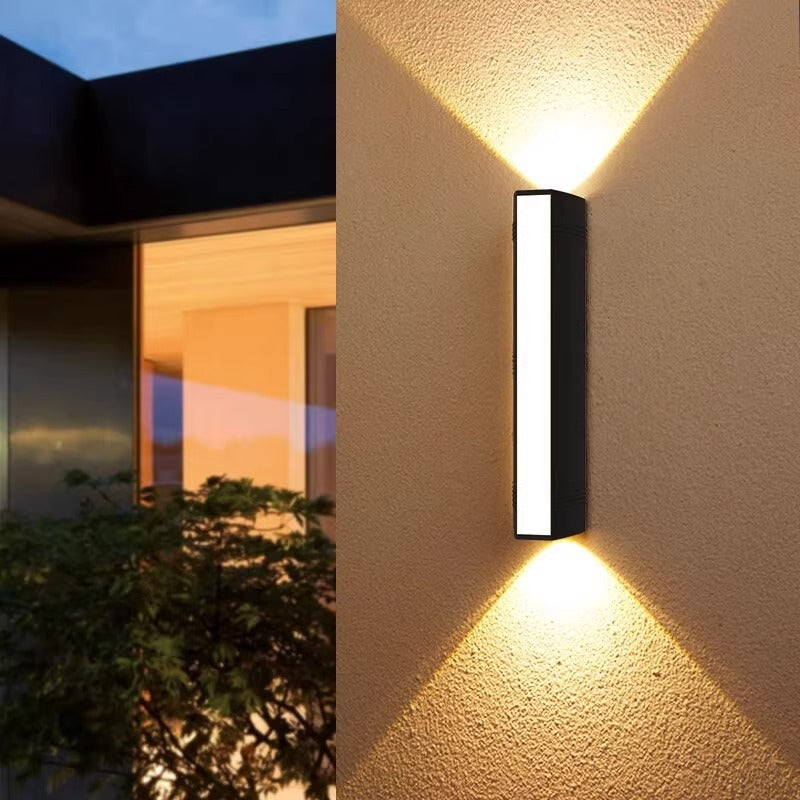 Modern LED Wall Lights Waterproof Outdoor Wall Lamp Long Strip IP65 Aluminum Wall Light Garden Porch Light