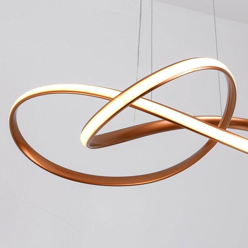 New Design Gold Hanging Pendant Lamp 60W For 10-15Square Meters Bedroom Pendants Led Kitchen Led LightPendant Lamp