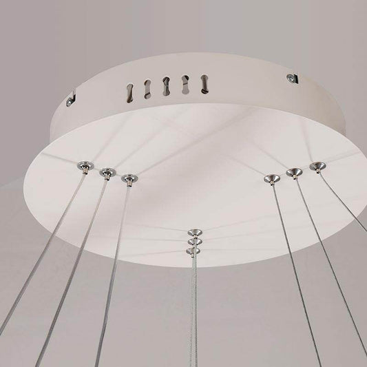 Circel Rings Modern Led Pendant Lights For Dining Living Room Acrylic Cerchio Anello Lampadario Pendant Lamp Lamparas Modernas