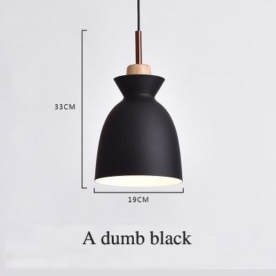 Fashion Indoor lighting pendant lights Wood and aluminum lamp restaurant bar coffee dining room LED hanging light fixture
