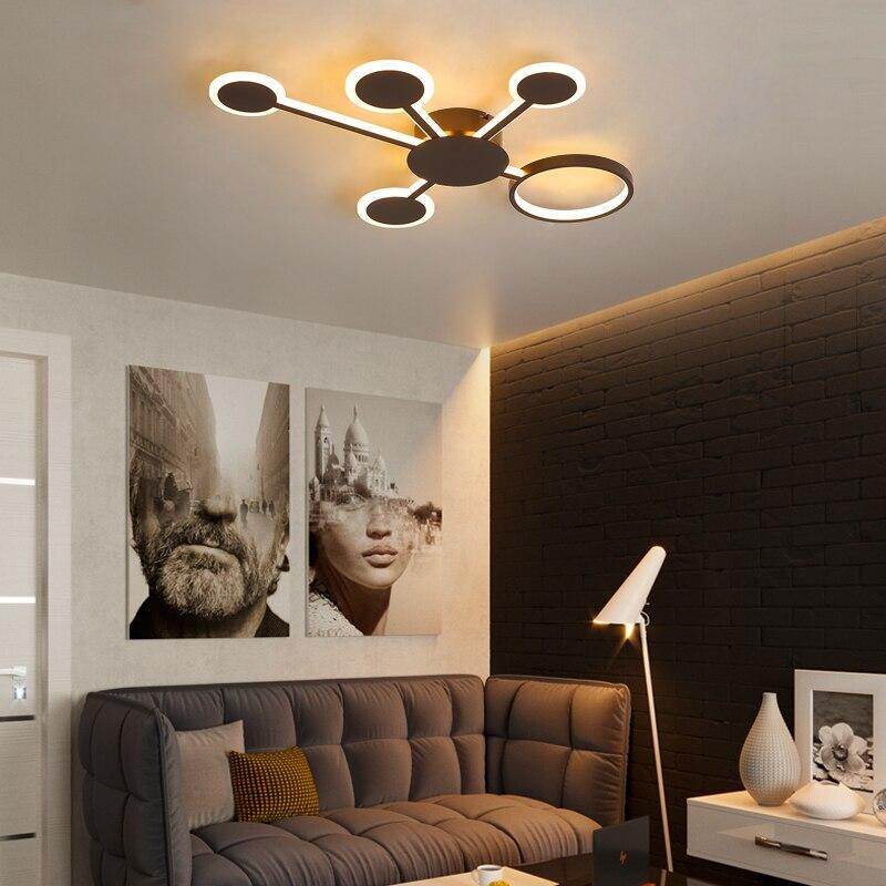 Modern Led Spaceship Chandelier Lighting Nordic Creative  Pendent Lamp For Living/Dining Room Bedroom Kitchen  Home