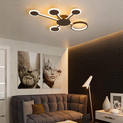 Modern Led Spaceship Chandelier Lighting Nordic Creative  Pendent Lamp For Living/Dining Room Bedroom Kitchen  Home