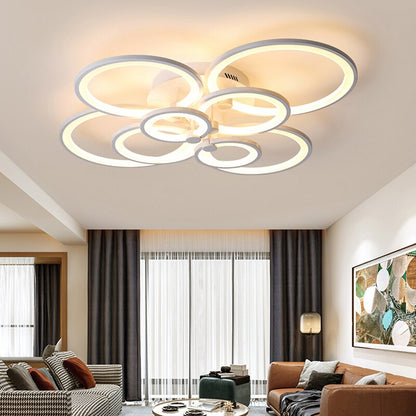 Gleam RC Modern Led Ceiling Lights For Living Room Bedroom Study Room Ceiling Lamp Plafondlamp White Color