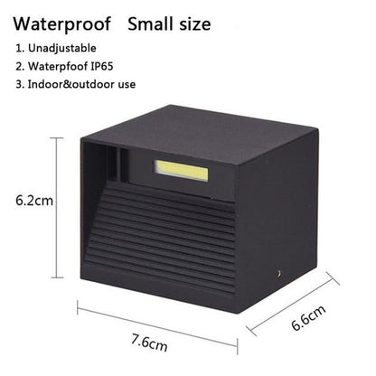 IP65 LED waterproof wall lamps 12W indoor and outdoor adjustable wall light courtyard porch corridor bedroom wall sconce
