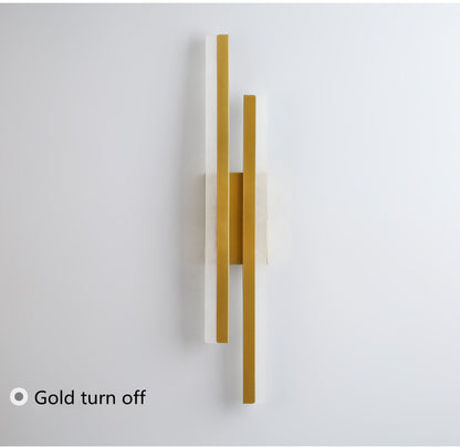 LED Bedroom Wall Lamp Wall Sconces Copper Line Pipe Acrylic Lampshade Indoor Lighting for Living Room Corridor Light Fixture