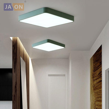 LED Modern Acryl Alloy Square 5cm Colorized LED Lamp.LED Light.Ceiling Lights.LED Ceiling Light.Ceiling Lamp For Foyer Bedroom