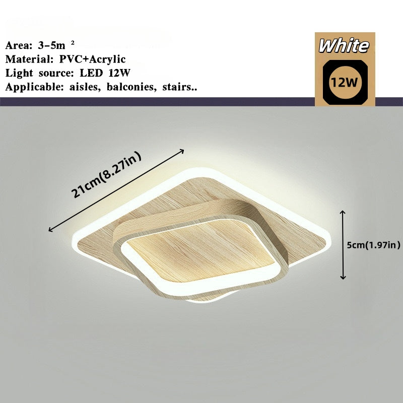 Modern Minimalist LED Ceiling Light Creative Decor Lighting Fixture Staircase Aisle Luxury Ceiling Lamp