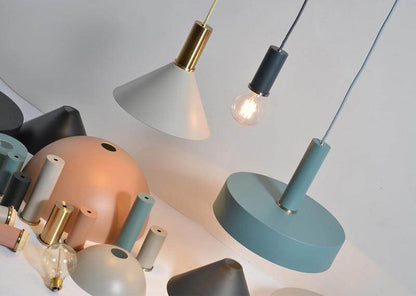 Nordic Loft Simple Pendant Lights E27 LED Modern Creative Hanging Lamp Design DIY For Bedroom Living Room Kitchen Restaurant